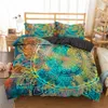 Homesky Luxury Mandala Bedding Sets Paisley Pattern India Duvet Cover Twin Full Queen King Quilt Cover pillowcase Bed Linen 201113