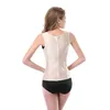 Latex Waist Trainer Corset Cincher Body Shaper 3 Layers 9 Steel Bones Slimming Girdle with Shoulder Straps DHL Free