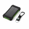 20000mAh Solar Power Bank Resaltado LED 2A Salida Celular Cargador portátil y lámpara de camping para cargar al aire libre