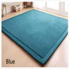 Modern solid color thick carpet living room sofa coffee table mat children crawling tatami bed baby shatterresistant Y200417