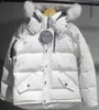 Zima Mężczyzna Designer Parkas Down Płaszcze Moda Ciepła Kanada Męskie Dół Kurtki Futro Hood Men Parkas