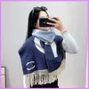 New Cashmere Scarf Designer Scarves Winter Men Women Quality Soft Thick Shawl Fashion Gradient Scarfs Outdoor Tassels For 70x180cm D2112281F