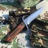 Envoy Jaktkniv 7Cr13mov Fixed Blade Tvåfärg G10 Hantera Jaktkniv - Fältöverlevnad Försvar Utbildning Köttskärare Taktisk Kniv