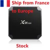 Skicka från Frankrike X96 MINI S905W Chip Android 7.1 TV Box Amlogic S905W Quad Core Suppot H.265 4K 30TPS Media Playe