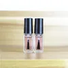 5ml Square Glass Bottle With Brush Empty Transparent Makeup Tool Nail Polish Containers Clear Glass Glue Bottle For Sample