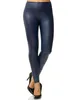 ZOGAA Fashion Women's Leggings Metallic Leather Pants High Waist Wet Stretch Shine Trousers Skinny Sexy Pencil Pants for Women 201109