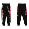 Yeeloca Högkvalitativ korall Snake Print Hip Hop Trousers Harajuku Cotton Streetwear Jogger Sport Harem Pants 201126