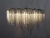 2020 Apparecchi di illuminazione di lusso in nappa di alluminio Grandi lampadari LED oro / argento per la luce decorativa della sala da pranzo