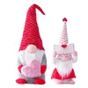 Walentynki Love Heart Envelope Faceless Doll Gnome Pluszowe Lalki Figurki Wakacyjne Kid Toy Decorations Lover Prezent