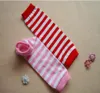 Baby Strümpfe Bein wärmere Kinder Kind Holloween Weihnachtsherd Fußball rosa Regenbogenstreifen Socken Neugeborene Leggings Beinwärmer5095802