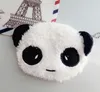 Porte-monnaie en peluche avec visage d'animal 3D, sac rond doux, portefeuille, sac à clés, pendentif, breloque pour enfants, cadeau d'anniversaire, cadeau de fête