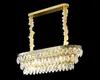 Nowoczesny luksusowy żyrandol oświetlenie led kryształowe żyrandole salon pokój dekoracyjny domowy lampki lobby jadalnia okrągły zawieszenie lampa