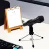 Microphone Mic Stand Trépied Support Portable Table De Bureau En Alliage De Zinc Support Réglable