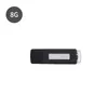 2 i 1 mini 8GB USB Pen Flash Drive Disk Digital Audio Röstinspelare 70 timmar inspelning diktafon