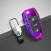 Car Key Case Cover For VW Polo Tiguan Passat B5 B6 B7 Golf EOS 4 5 6 Scirocco Jetta MK4 MK6 Octavia Seat Accessories2634