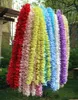 1M 10Colors Artificiel Wisteria Cattleya Orchidées Flower Strings vignes pour les accessoires de mariage