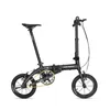 Folding Portable Bike 14 16 20in 9 Speed ​​Wheel V Skivbroms Aluminium Legering Bike För Män Kvinnor Vuxna Barn