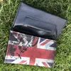 HoneyPuff English Flag Design PU Leather Cigarette Akcesoria Douch Tobacco Uchwyt z Holder 78mm / 70mm Portable Pocket Size Tobacco Box Hurtownie