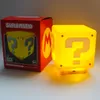 USB Süper Oyun Soru Mark LED Gece Lambası Anime Masaüstü Masa Başucu Lamba Ev Çocuk Hediye
