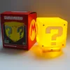 USB Super Game Punto interrogativo LED Luce notturna Anime Desktop Lampada da comodino Lampada da comodino per la casa Regalo per bambini