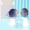 Round Metal Sunglass Women Fashion Wholale Sunglass Stylish Party Glass Wedding Trend Product Gafas De Sol Mujer