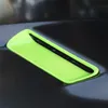 Cornici di rivestimento della presa d'aria della paletta del cappuccio di ventilazione del cappuccio verde per Dodge Challenger 2015 UP Accessori interni per auto