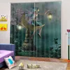 Curtain & Drapes Custom Curtains Cartoon Fairy Tale World 3d Blackout For Living Room Kids Bedroom Fabric1