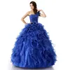 Suosikki Arrival Evening Dress Ball Gown One Shoulder Ruffle Evening Gown Prom Dresses Vestido De Festa Longo 201114