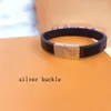 bijoux bracelets en alliage inoxydable bracelets pulseiras bracelets en cuir en acier inoxydable pour homme femmes cadeau avec boîte rt11a278L