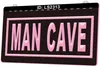 LS2313 Man Cave 3D Gravure LED Light Sign Groothandel Retail