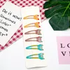 Cute Baking Paint Hair Barrettes 6pcs Card Children Girl Fashion Hair Accessories Mermaid Cactus Unicorn Flamingo Hair Clips 3 5xz2036725