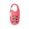 Mini Zinklegering Hangslot Draagbare Koffer Briefpapier Wachtwoord Lock 9 Color Security Anti-diefstal Digitale Douane Locks