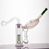 New desgin Glass Oil Burner Bong Water Pipes with 10mm Male Glass Oil Burner Pipe Silicone Tube for Smoking Portable for travel