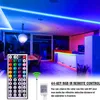 Newest Design 40W 12V-5050RGB 44 Keys 10 Meters 300 Lights Dimmable Waterproof Light Strips Top-grade material Lights Strip