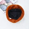 Beanie/Kafatası Kapakları Kış Şapkası Kadınlar için Sıcak Kadın Kore Moda Balıkçı Sahte Kürk Kadın Peluş Havzası Düz ​​Renk Japon Soft1