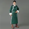 Chiński styl retro suknia etniczna styl bawełniany płaszcz mężczyźni odzież zima Hanfu Tang garnitur szaty festiwalu nosić