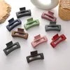 Acrylic Hair Clips Women Girl Shower Curl Versatile Square Large Hairpins Simple Solid Color Fashion Hairgrip Jewelry Accessories