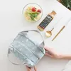 Nuova borsa da pranzo portatile in alluminio di alta qualità Borsa da pranzo isolata Borsa da pranzo per donna Borsa da pranzo con cerniera per bambini C0125