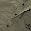 Fredd Marshall 패션 군사 셔츠 긴 소매 멀티 포켓 캐주얼 셔츠 브랜드 의류 육군 녹색 카메인 Masculina 117 220309