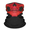 unisexe Halloween Cosplay Vélo Ski Crâne Demi Visage Masque Fantôme Écharpe Bandana Cache-Cou Parti bandeau Magique Turban cagoule WQ27-WLL