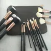 New Brand Brush 15pcs/Set Professional Makeup Brush Set Eyeshadow Eyeliner Blending Pencil Cosmetics Tools With Bag FOUNDATION