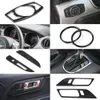 ABS Carbon Fiber Car Central Dashboard Interior kit Dcoration Cover For Ford Mustang 15+ 20PC