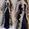 Kosovo Albanian Caftan Evening sukienka z płaszczem Arabski Arabski Dubaj Dubaj sukienki na bal matrację złota aplikacja formalna okazja