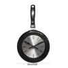 Relojes de pared Reloj Metal Sartén diseño 8 pulgadas Decoración de cocina Novedad Art Watch