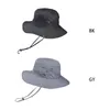 Geniş Memlu Şapkalar Hızlı Güneş Balıkçı İpi Kova Kuru Güneşlik Kapağı Spor Şapkası Açık Hava Balıkçılık Bisiklet Tırmanma Sportswear1