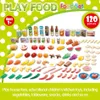 Snijden Vruchten Groenten Pretgevend Spelen Kinderen Keuken Speelgoed Miniatuur Safety Food Sets Educatief Klassiek Speelgoed voor kinderen LJ201009