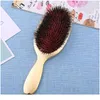 Brosse à cheveux antistatique peigne de massage en poils de sanglier coussin d'air peignes de coiffure sqcJmj