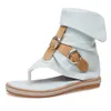 Denim casual Platta sandaler för kvinnor Gladiator Sandaler Dam Platformsandaler 2020 Sommarskor kvinna Y200623