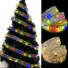 Christmas LED luci Bronzing doppio nastro stringa luce natale ornamenti festa albero decorazione pendente XXA15 A20