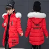 Tjej Vinterjacka Barnens tjockna jacka Barn Bottu-Padded Kläder Vinter Jacka Girl Park Livlig Vinter Hoodie Coat Girls LJ201017